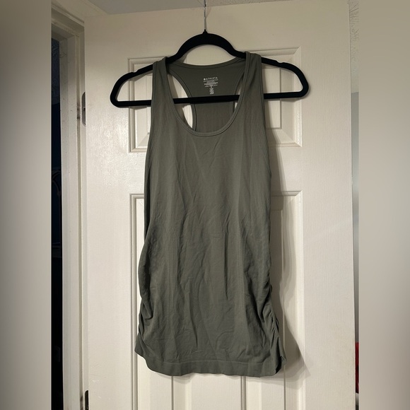 Athleta Green Scoop Neck Sleeveless Tank Top - Picture 6 of 12